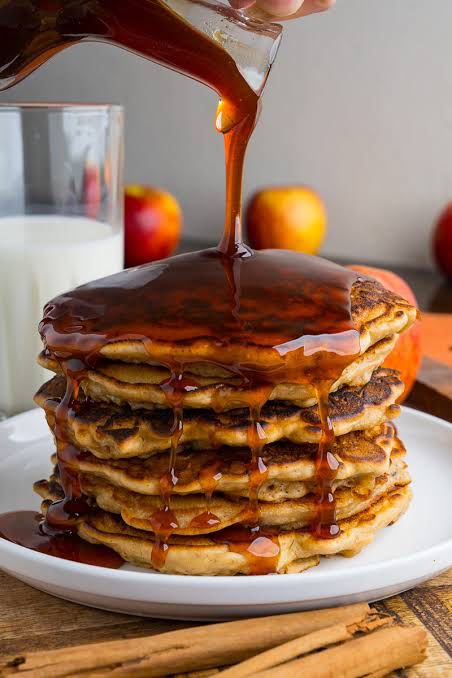 Pancakes with Maple Syrup